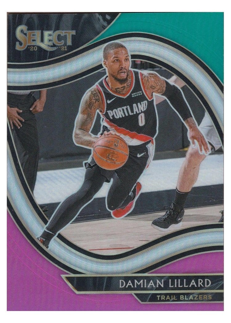 2020-21 Panini Select Base Set Damian Lillard #248 card