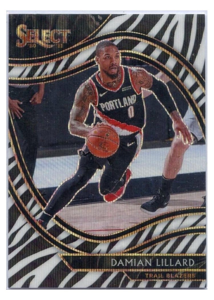 2020-21 Panini Select Base Set Damian Lillard #248 card