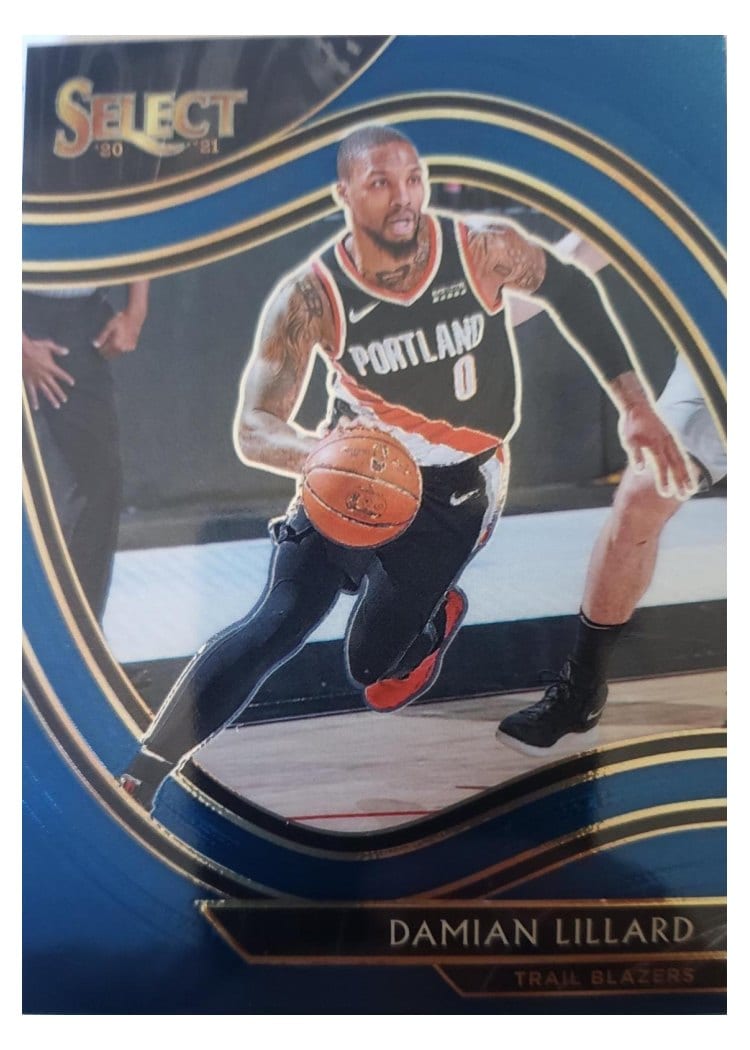 2020-21 Panini Select Base Set Damian Lillard #248 card