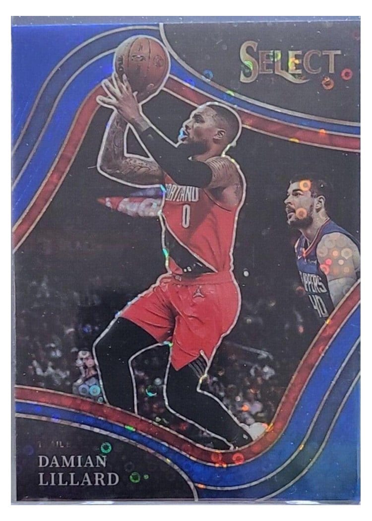 2021-22 Panini Select Base Set Damian Lillard #260 card