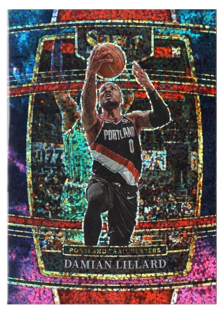 2021-22 Panini Select Base Set Damian Lillard #3 card
