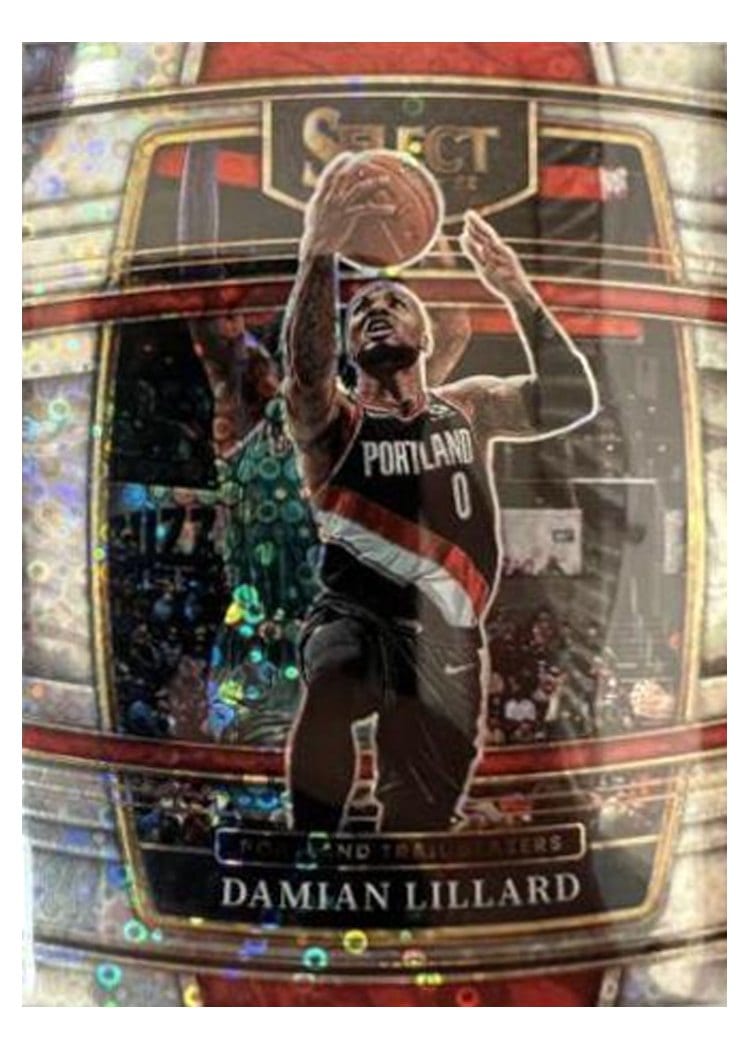 2021-22 Panini Select Base Set Damian Lillard #3 card