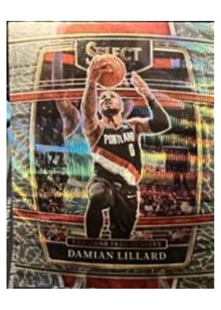 2021-22 Panini Select Base Set Damian Lillard #3 card
