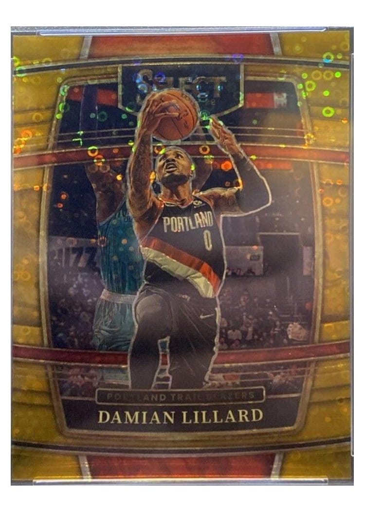 2021-22 Panini Select Base Set Damian Lillard #3 card