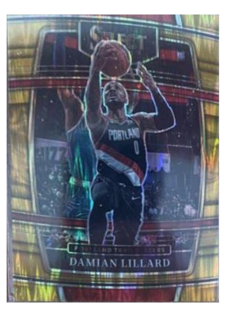 2021-22 Panini Select Base Set Damian Lillard #3 card