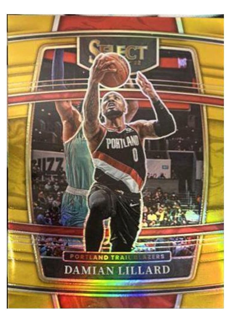 2021-22 Panini Select Base Set Damian Lillard #3 card