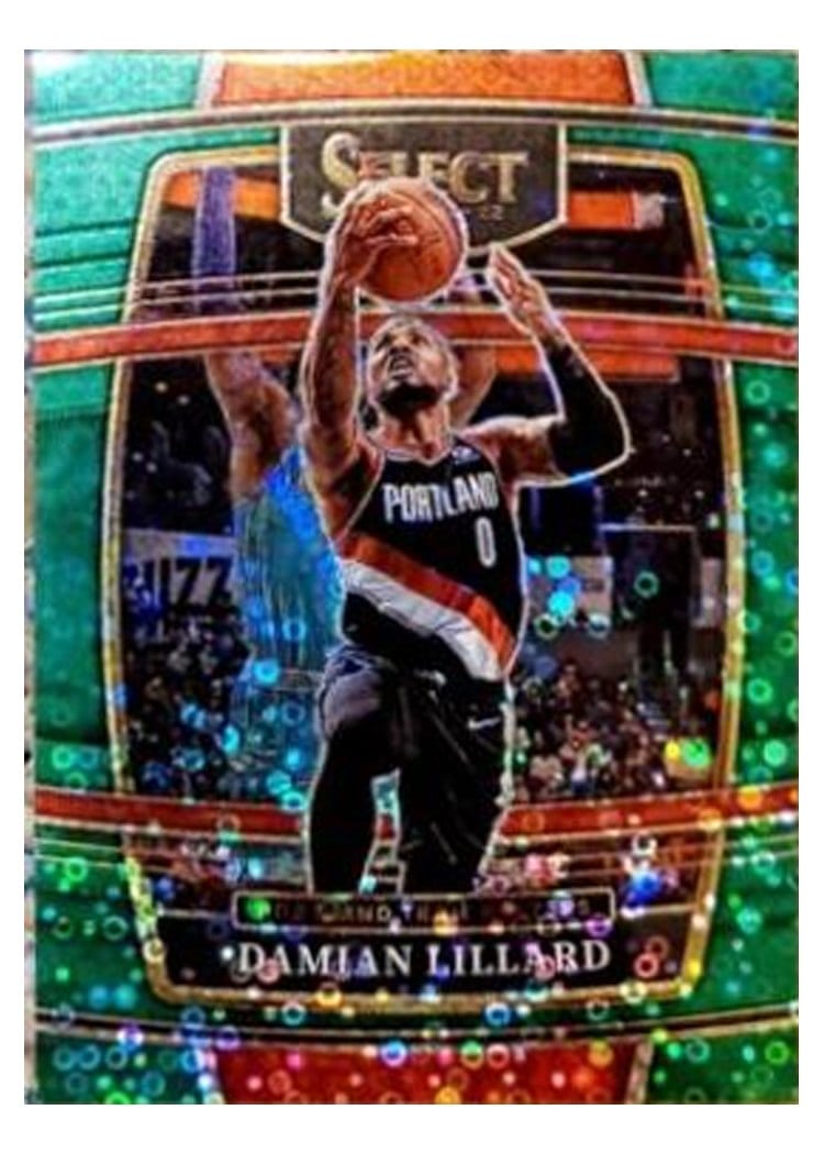 2021-22 Panini Select Base Set Damian Lillard #3 card