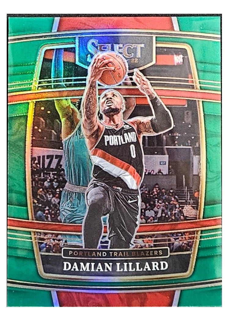 2021-22 Panini Select Base Set Damian Lillard #3 card