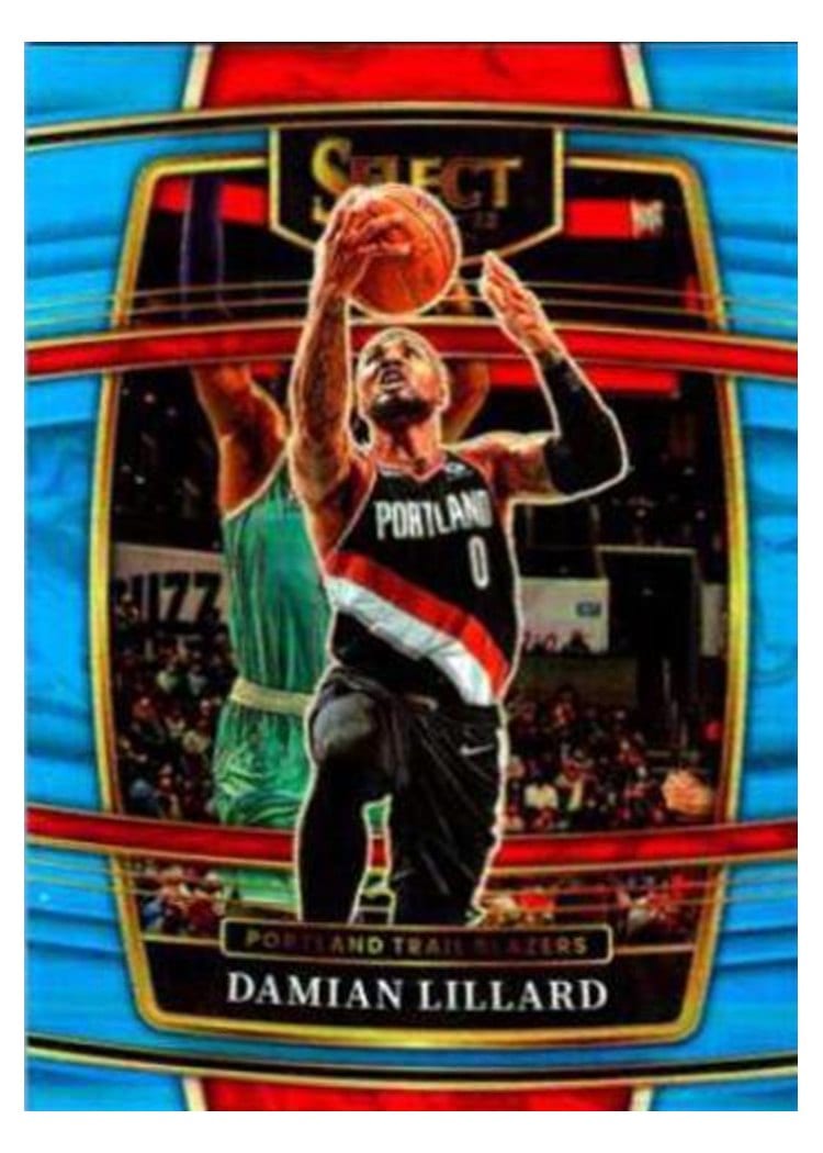 2021-22 Panini Select Base Set Damian Lillard #3 card