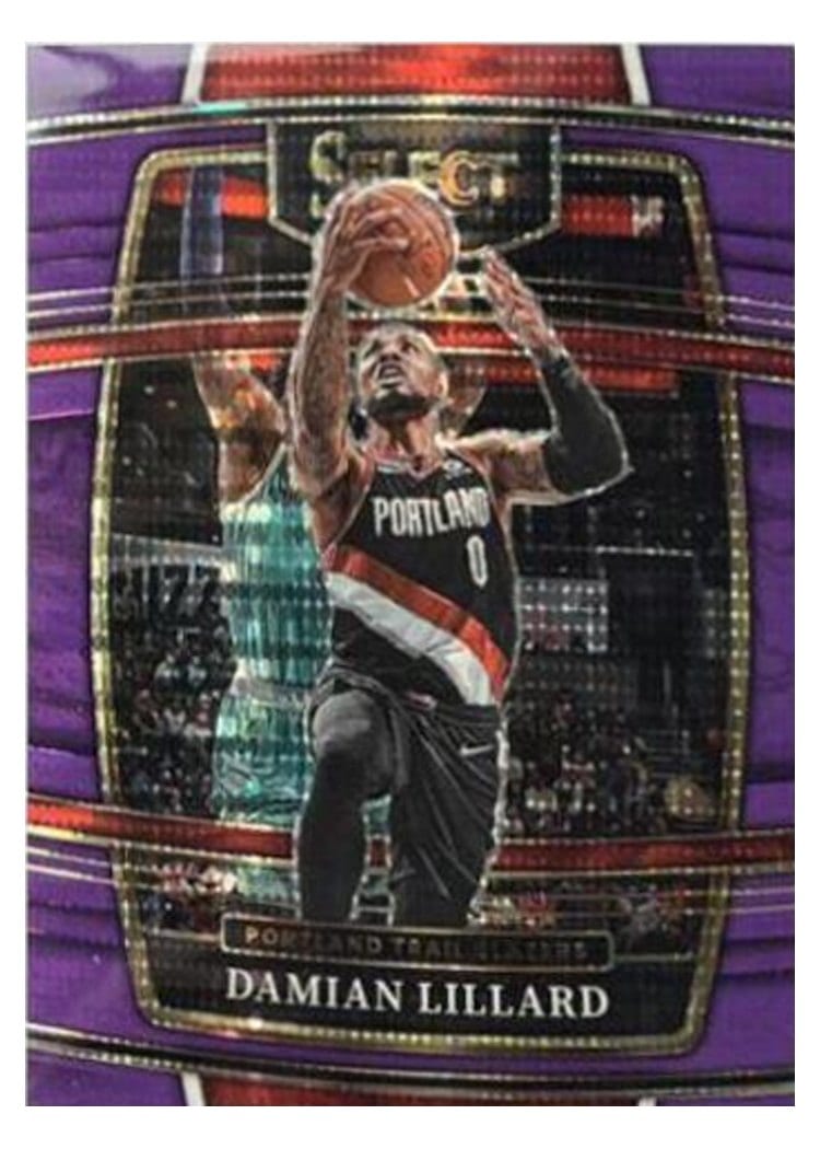 2021-22 Panini Select Base Set Damian Lillard #3 card