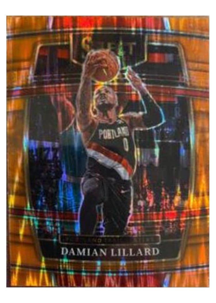 2021-22 Panini Select Base Set Damian Lillard #3 card