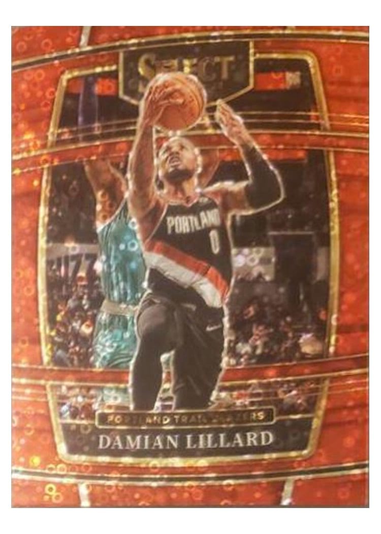 2021-22 Panini Select Base Set Damian Lillard #3 card