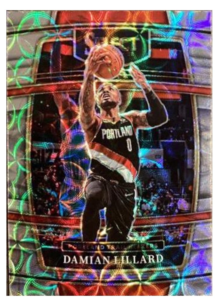 2021-22 Panini Select Base Set Damian Lillard #3 card