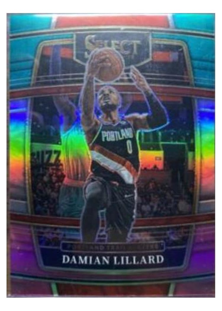 2021-22 Panini Select Base Set Damian Lillard #3 card