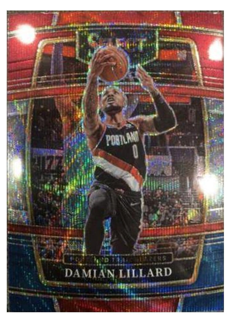 2021-22 Panini Select Base Set Damian Lillard #3 card