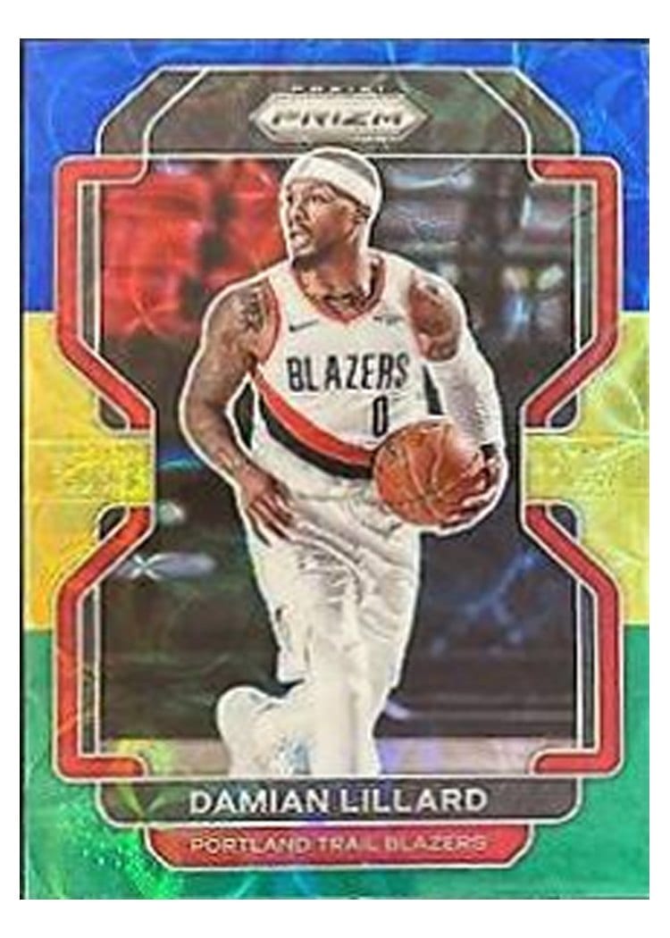 2021 Panini Prizm Damian Lillard #116 card