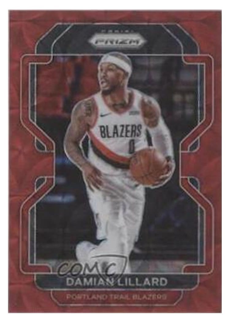 2021 Panini Prizm Damian Lillard #116 card