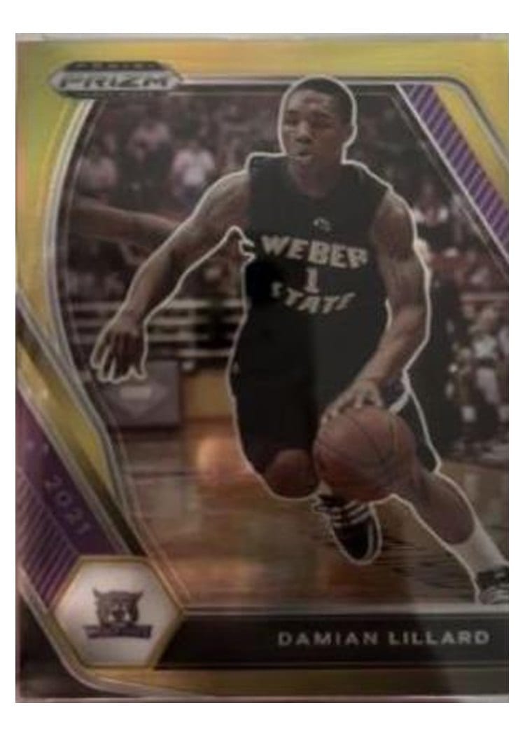 2021 Panini Prizm Damian Lillard #116 card