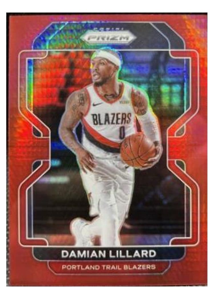 2021 Panini Prizm Damian Lillard #116 card