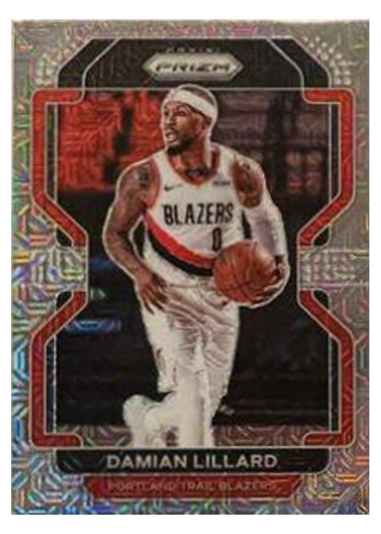2021 Panini Prizm Damian Lillard #116 card