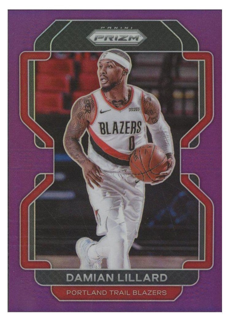 2021 Panini Prizm Damian Lillard #116 card