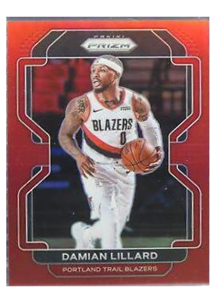 2021 Panini Prizm Damian Lillard #116 card