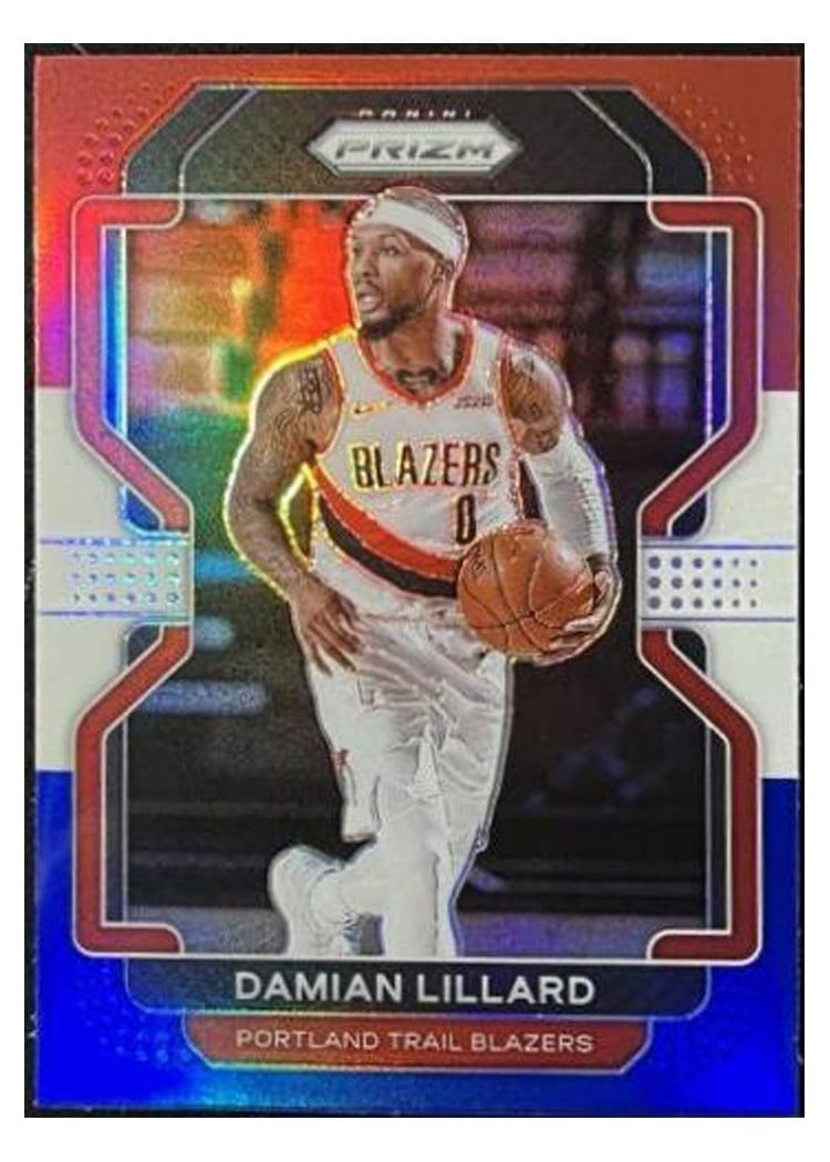 2021 Panini Prizm Damian Lillard #116 card