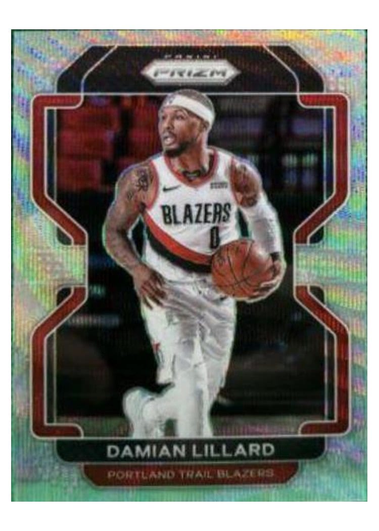 2021 Panini Prizm Damian Lillard #116 card