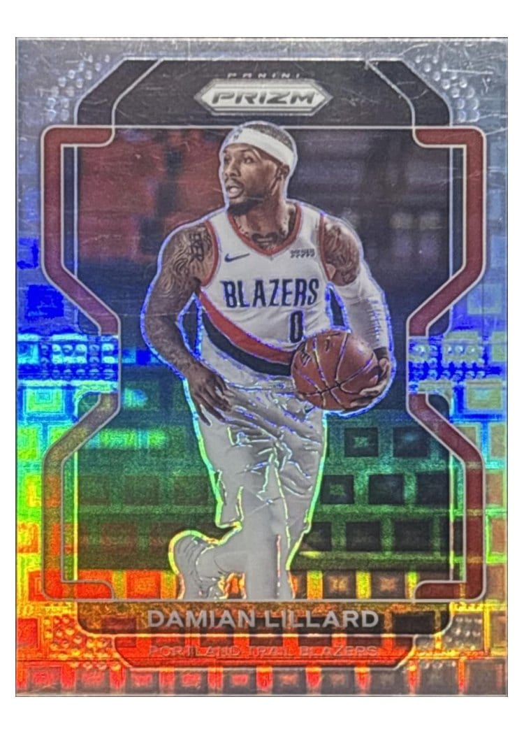 2021 Panini Prizm Damian Lillard #116 card