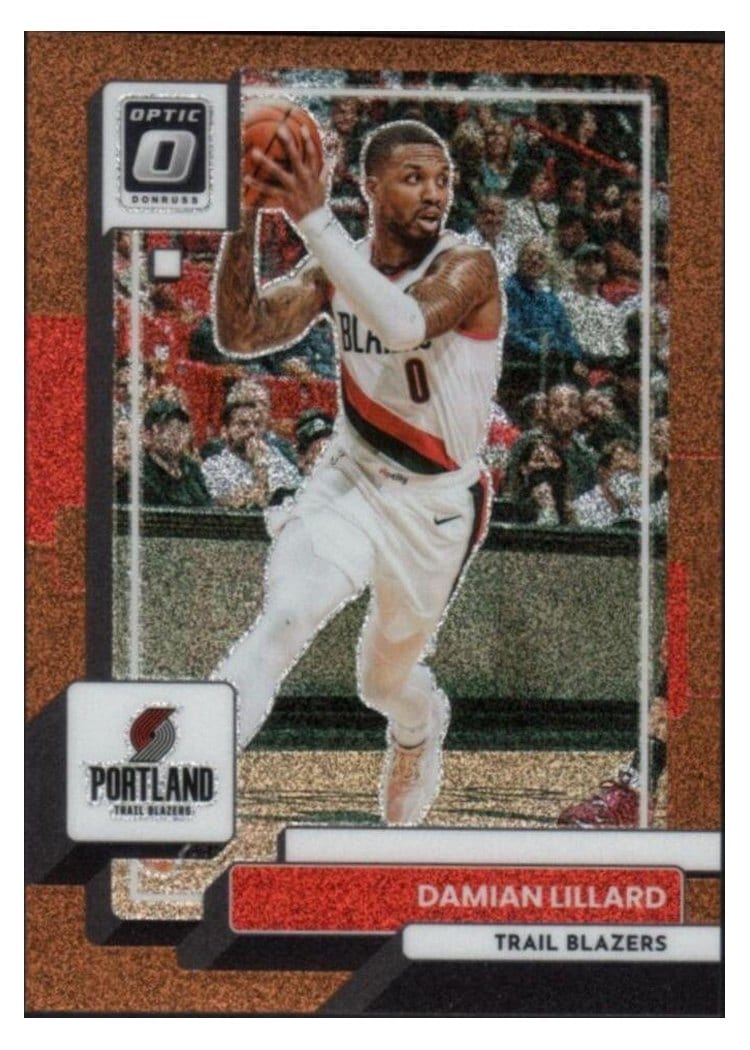 2022-23 Donruss Optic Base Set Damian Lillard #49 card