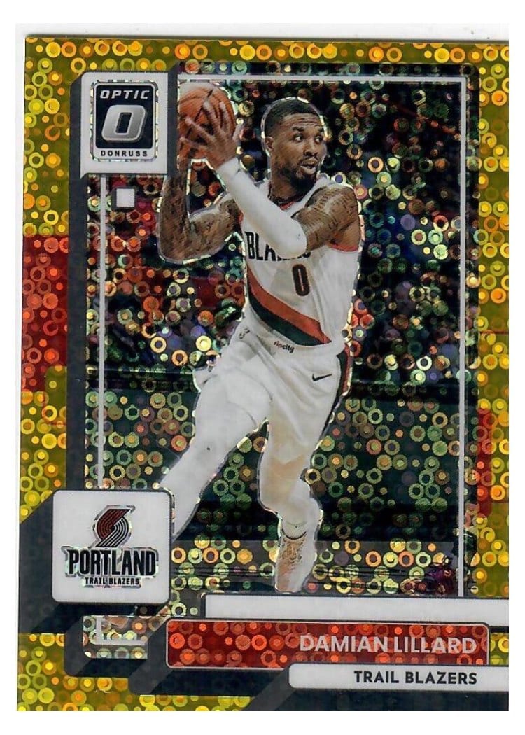 2022-23 Donruss Optic Base Set Damian Lillard #49 card