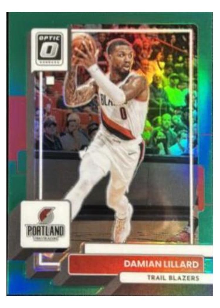 2022-23 Donruss Optic Base Set Damian Lillard #49 card