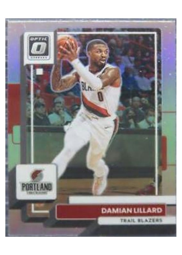 2022-23 Donruss Optic Base Set Damian Lillard Holo #49 card