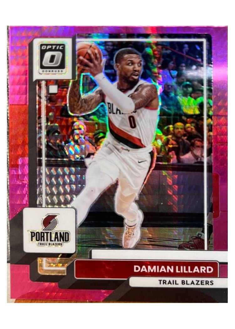 2022-23 Donruss Optic Base Set Damian Lillard #49 card