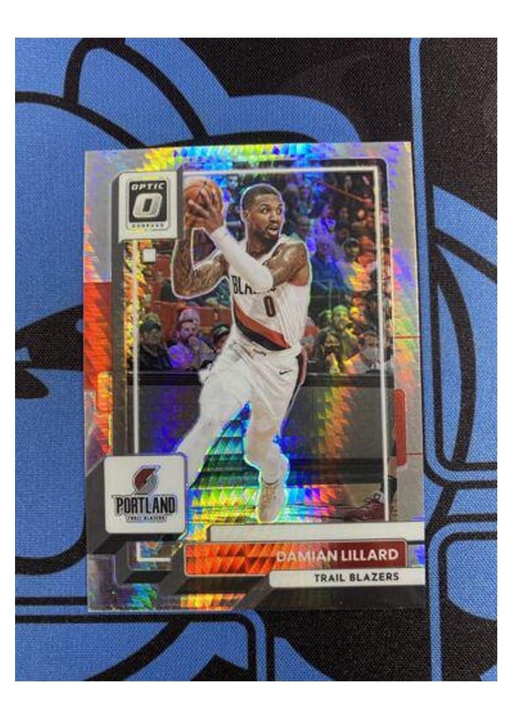 2022-23 Donruss Optic Base Set Damian Lillard #49 card