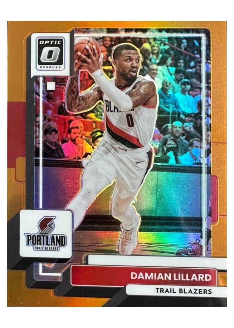 2022-23 Donruss Optic Base Set Damian Lillard #49 card