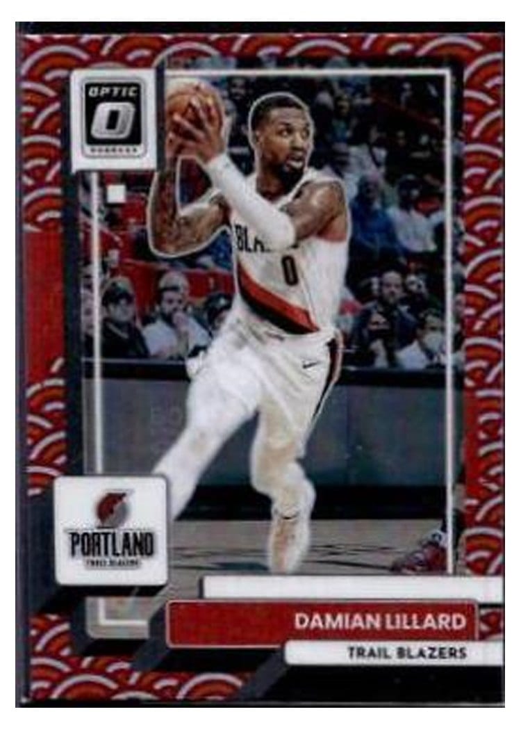 2022-23 Donruss Optic Base Set Damian Lillard #49 card