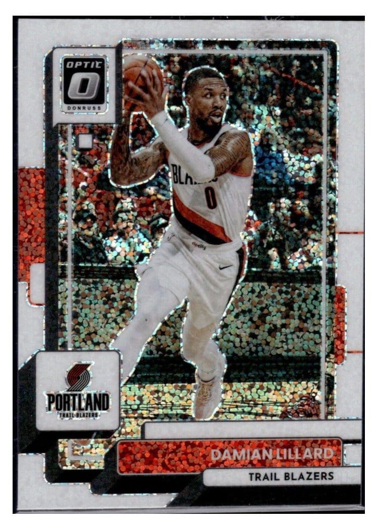 2022-23 Donruss Optic Base Set Damian Lillard #49 card