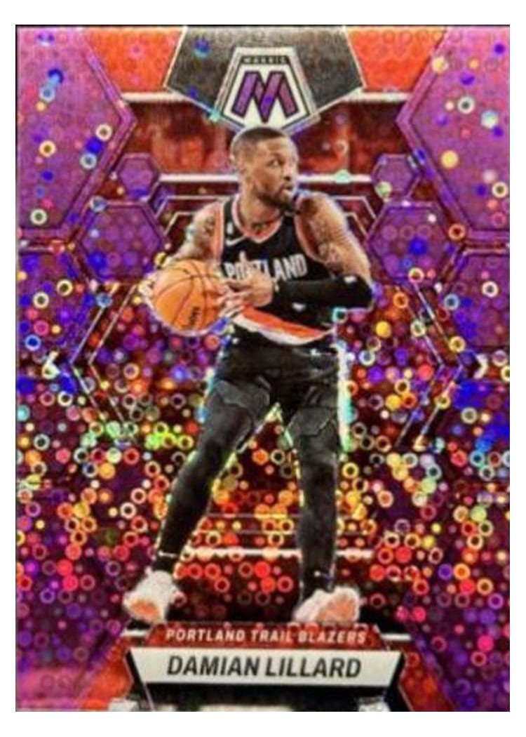 2022-23 Panini Mosaic Base Set Damian Lillard #38 card