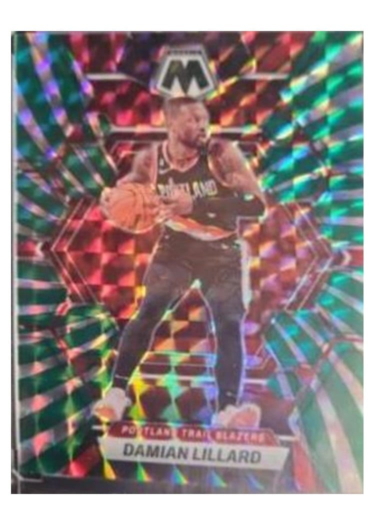 2022-23 Panini Mosaic Base Set Damian Lillard #38 card