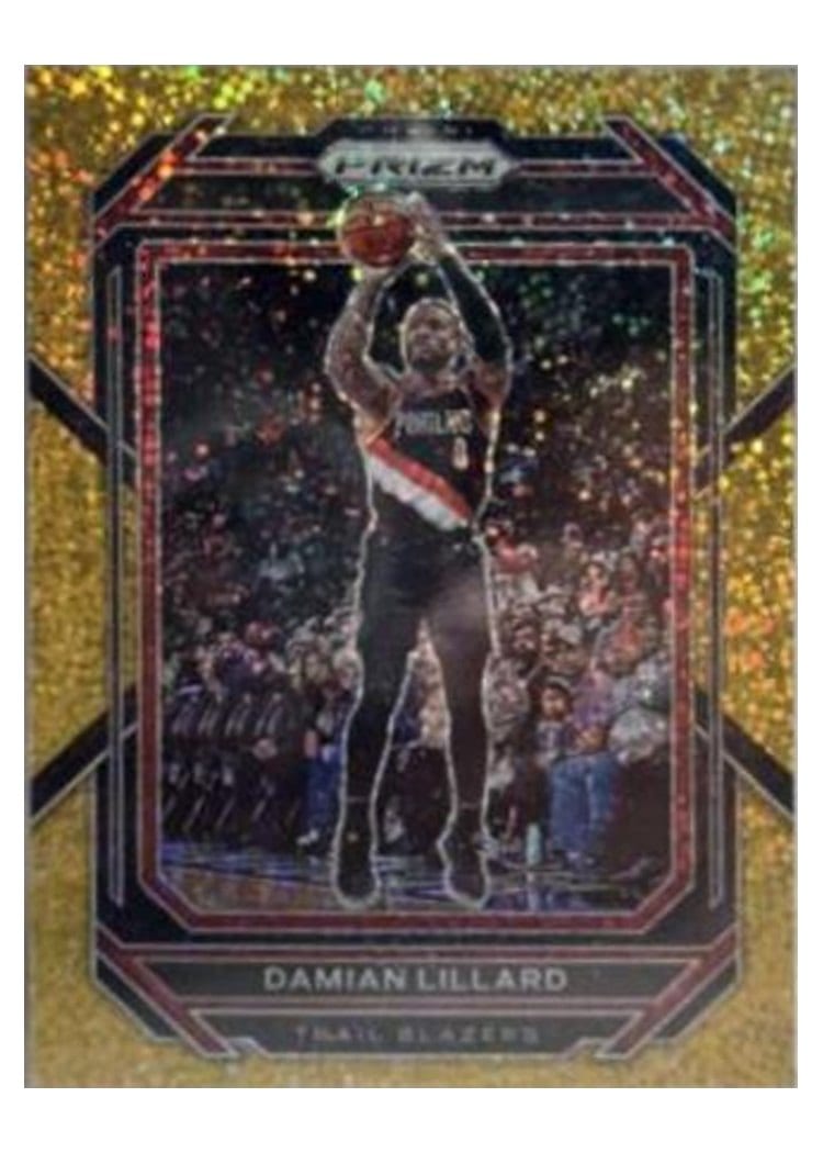 2022-23 Panini Prizm Base Set Damian Lillard #62 card
