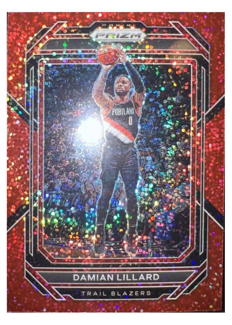 2022-23 Panini Prizm Base Set Damian Lillard #62 card