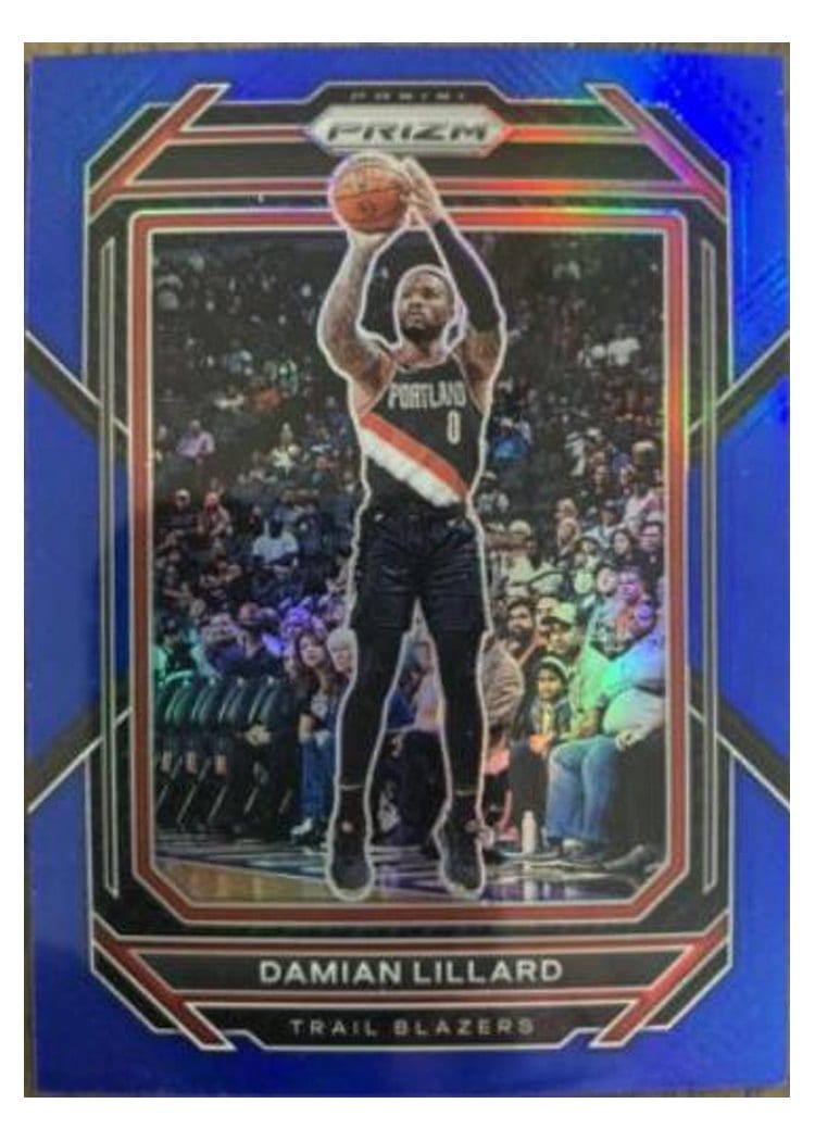 2022-23 Panini Prizm Base Set Damian Lillard #62 card