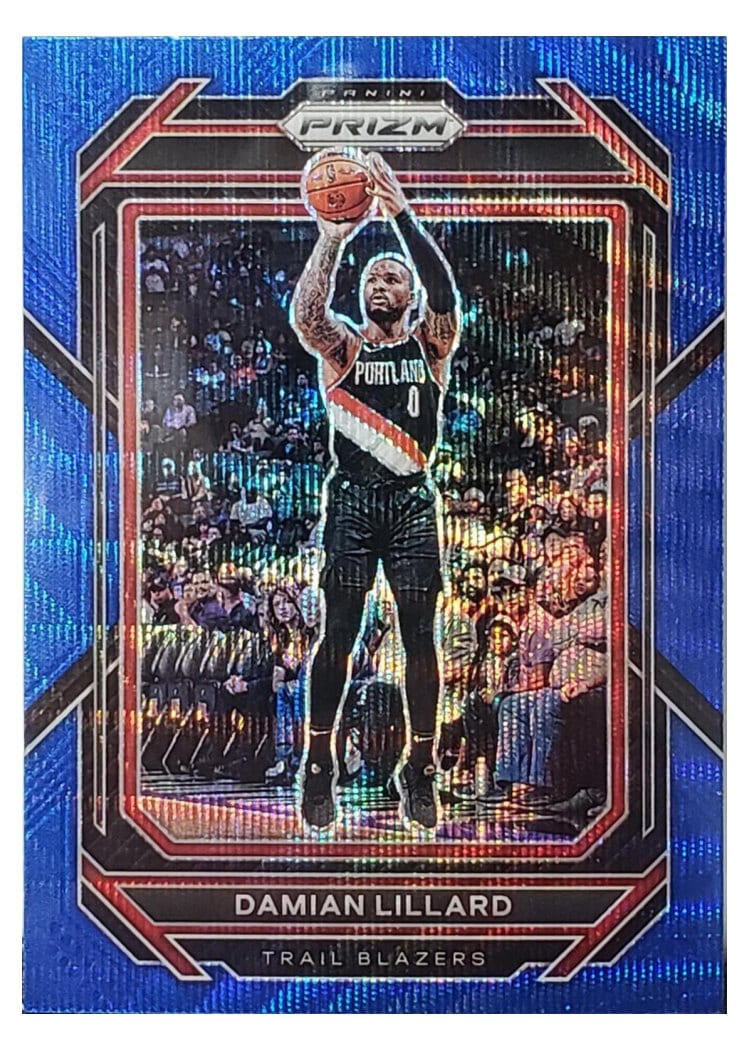 2022-23 Panini Prizm Base Set Damian Lillard #62 card