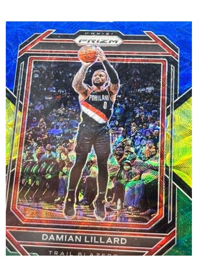2022-23 Panini Prizm Base Set Damian Lillard #62 card
