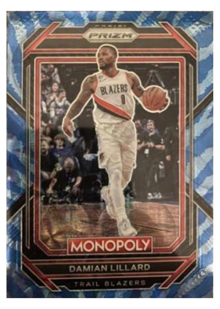 2022-23 Panini Prizm Base Set Damian Lillard #62 card