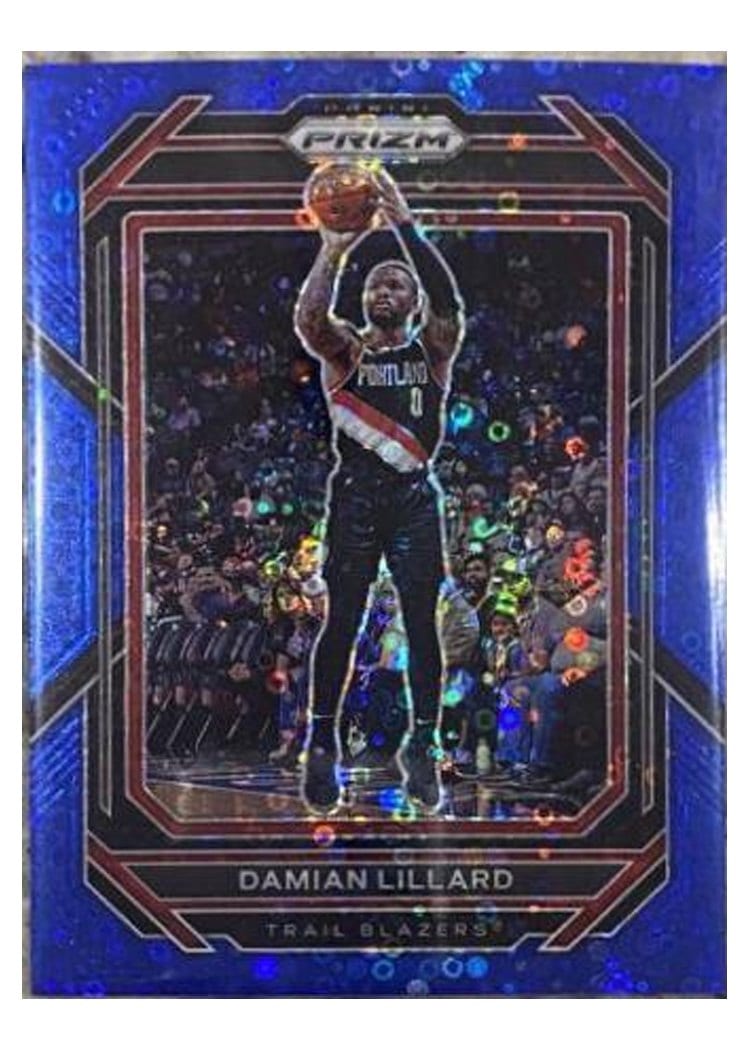 2022-23 Panini Prizm Base Set Damian Lillard #62 card