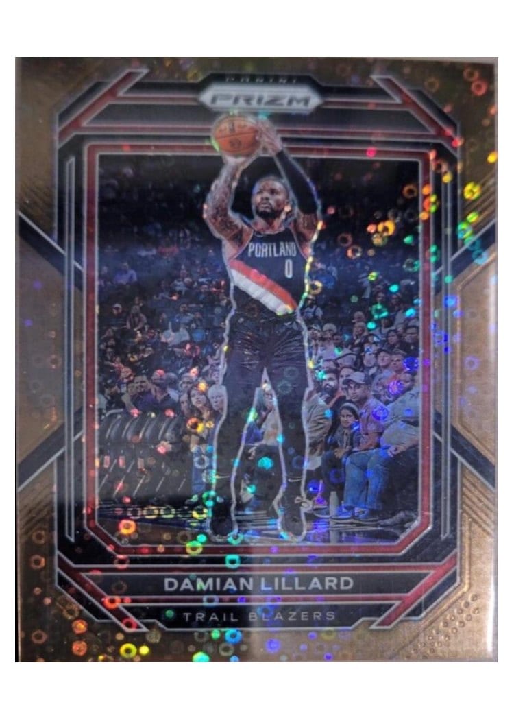 2022-23 Panini Prizm Base Set Damian Lillard #62 card