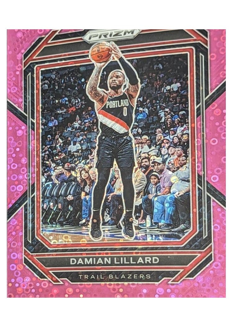 2022-23 Panini Prizm Base Set Damian Lillard #62 card