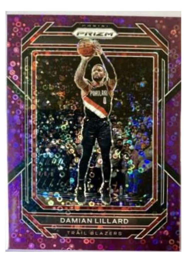 2022-23 Panini Prizm Base Set Damian Lillard #62 card